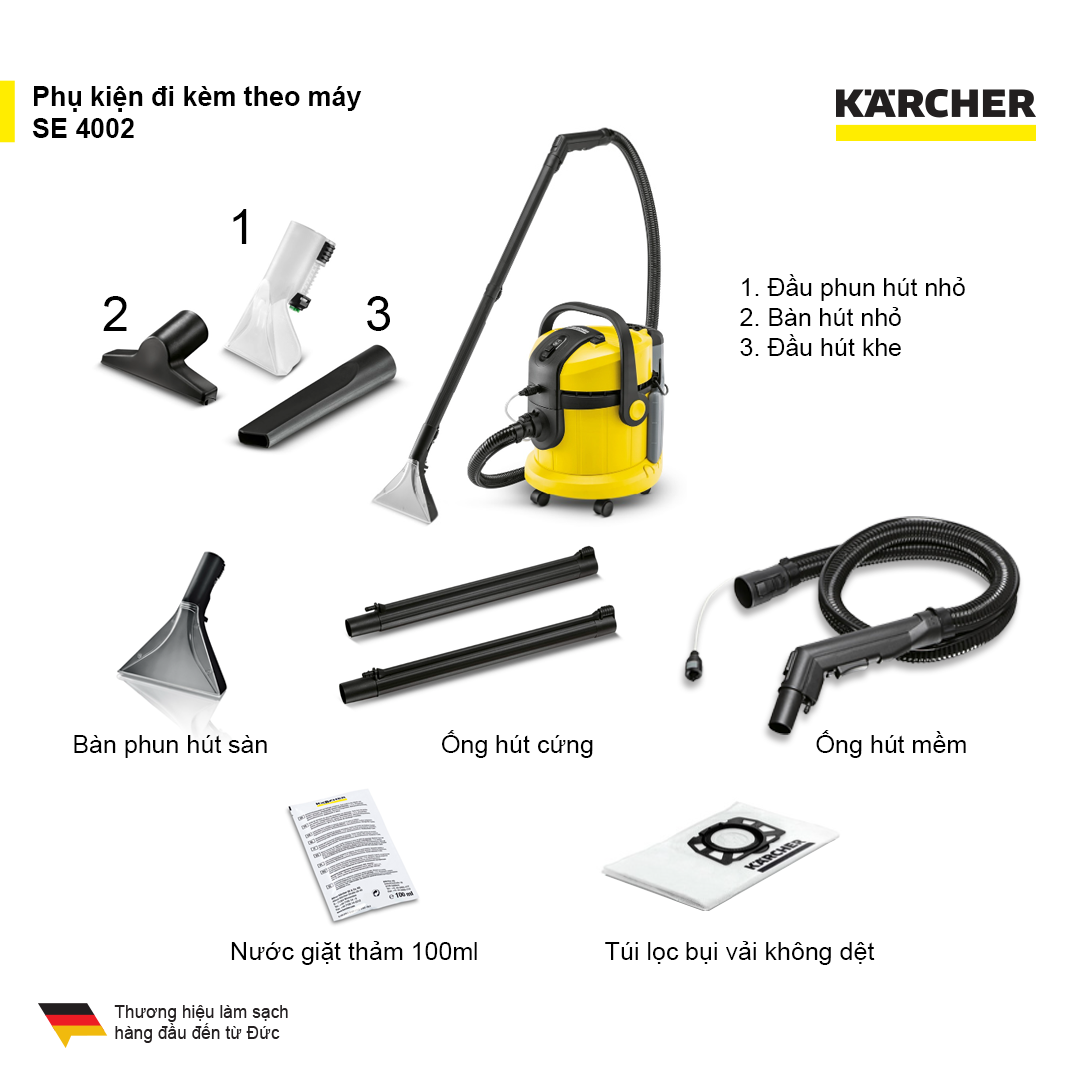 Máy Làm Sạch Thảm Karcher SE 4002