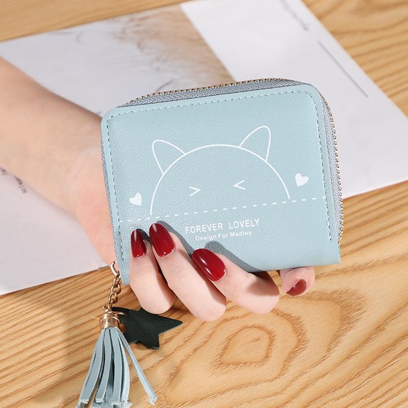 Ví Nữ Mini Ngắn Nhiều Ngăn Đựng Tiền Và Thẻ Tiện Lợi Cầm Tay Dễ Thương Nữ Tính Hàn Quốc - TVNN288 | Ví Cầm Tay Giá Rẻ