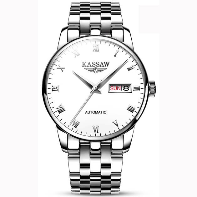 Đồng hồ nam chính hãng KASSAW K853-3 chống nước,chống xước,kính sapphire ,hàng mới 100% ,Đồng hồ cơ