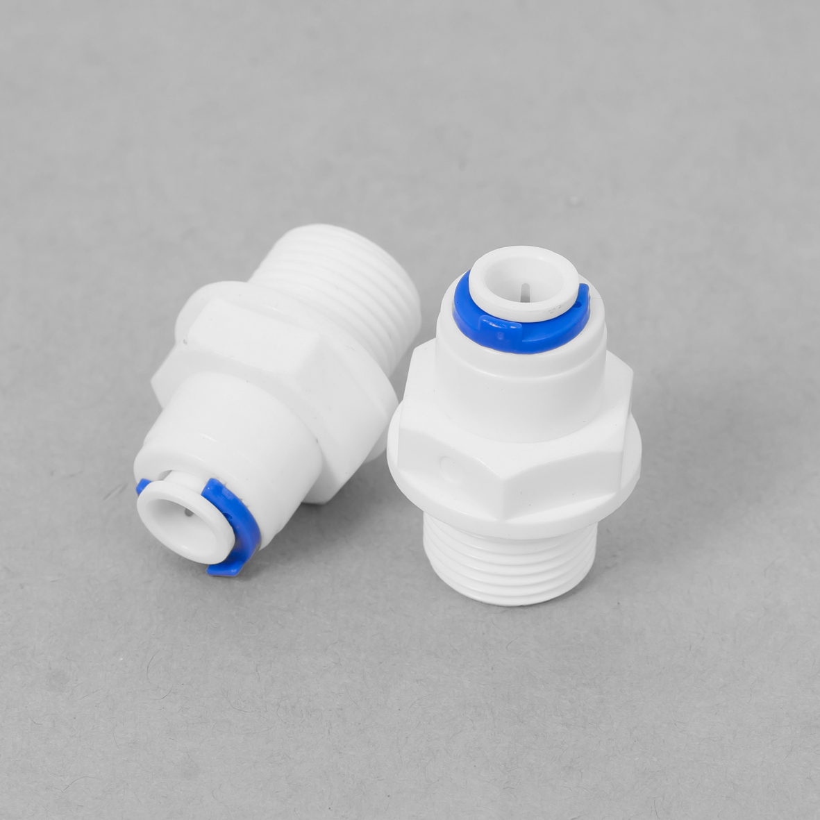 Bộ 02 Nối thẳng ren 17 ra dây 6 hoặc dây 10mm nối nhanh
