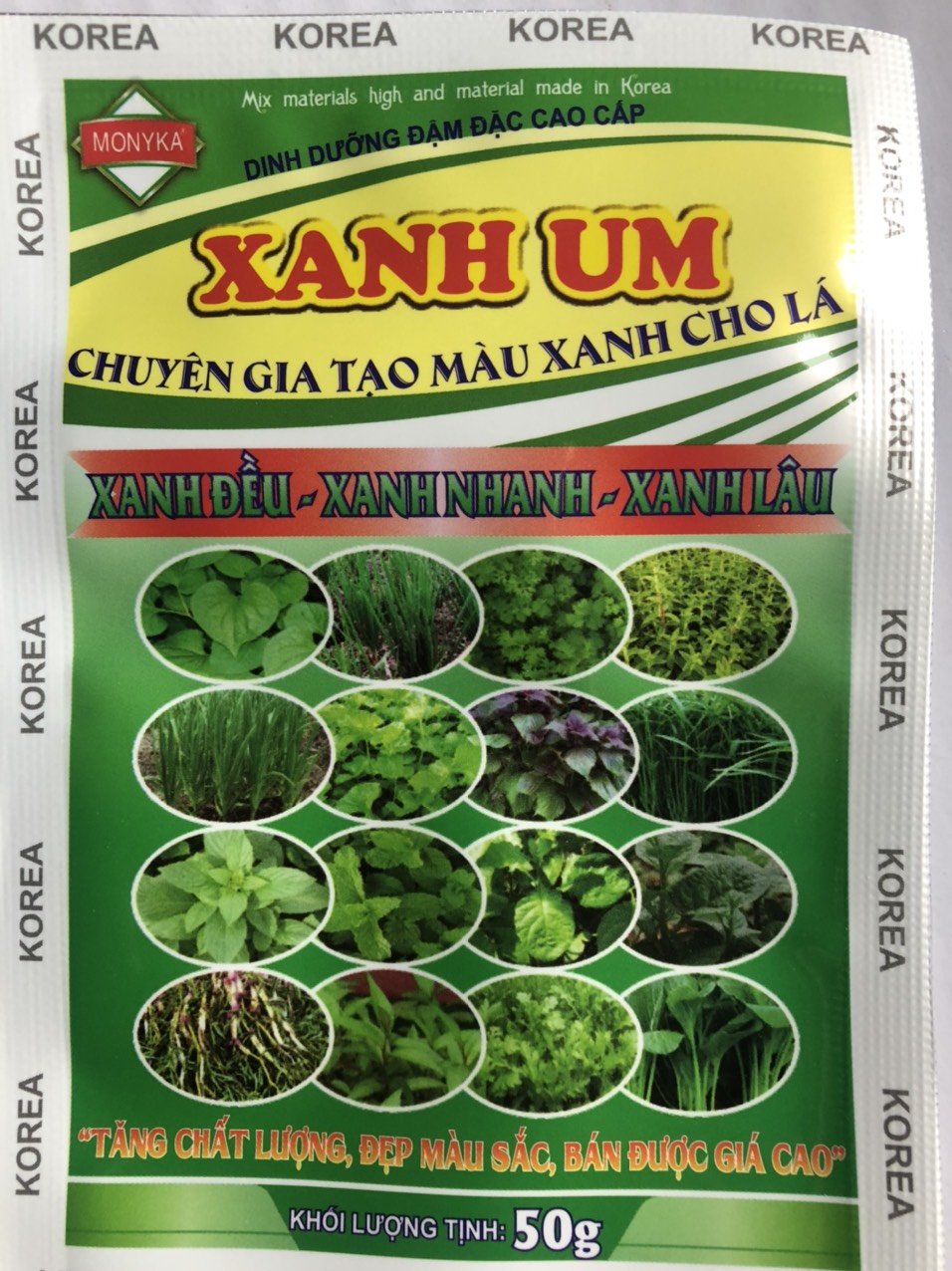 5 GÓI PHÂN BÓN XANH UM - 5 GÓI PHÂN BÓN Ú NU