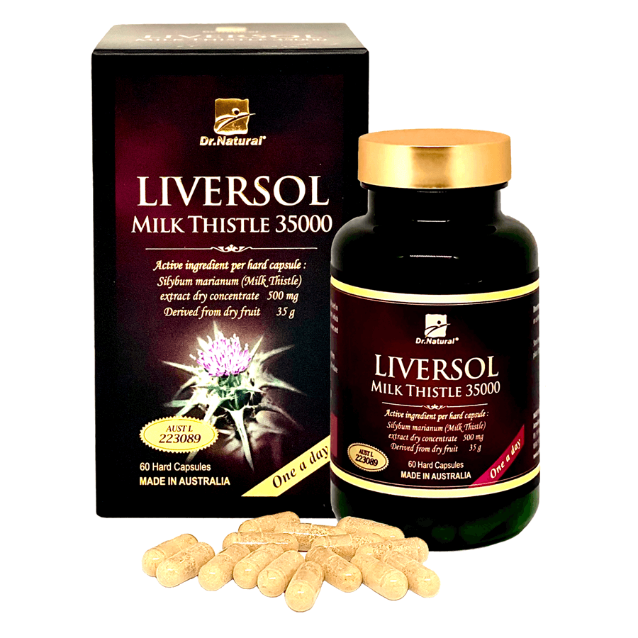 DR NATURAL LIVERSOL MILK THISTLE 35000 60 VIÊN