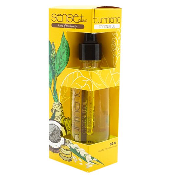 Dầu Dừa Dưỡng Da Turmeric Sense+ (50ml)