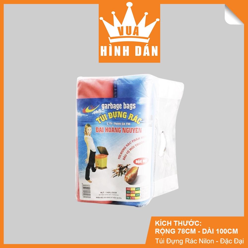 TÚI ĐỰNG RÁC NILON, BAO RÁC TỰ PHÂN HỦY – 2 hoặc 3 CUỘN (1KG) – ĐẠI HOÀNG NGUYÊN – Đủ size - Màu ngẫu nhiên