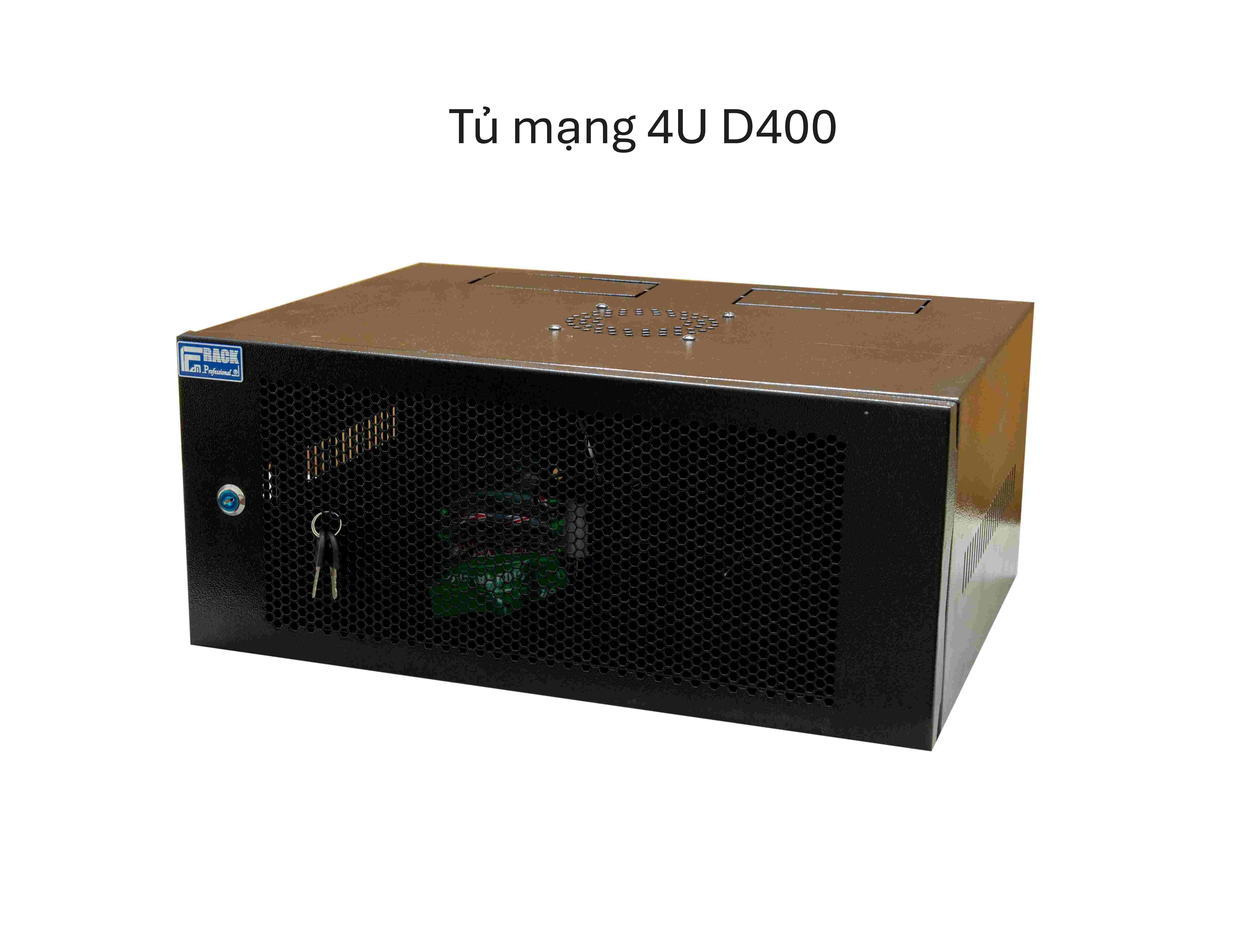 Tủ Rack 4U Treo Tường Famrack D400 – Hàng Chính Hãng, Đựng Thiết Bị Mạng, Camera
