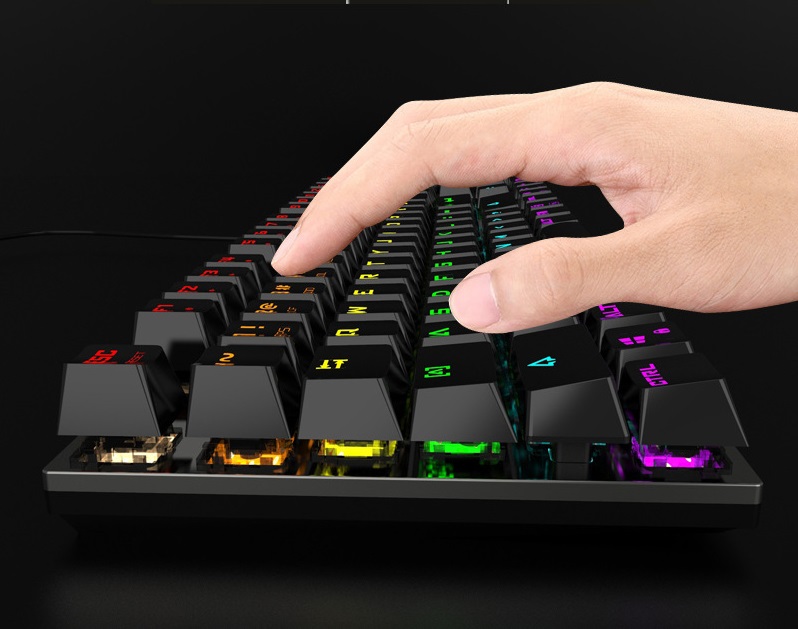 Bàn phím cơ FV-Q302 Full LED chuyên game