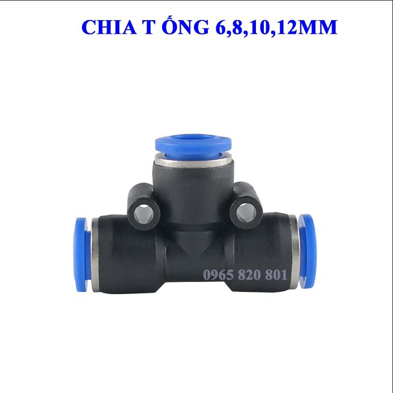 Đầu cút nối nhanh chữ T ống 6,8,10,12