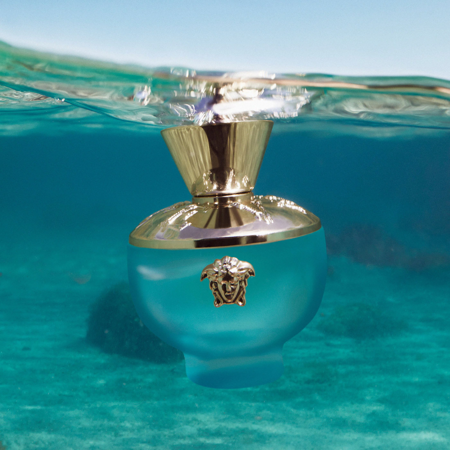 Nước hoa nữ cao cấp VERSACE Dylan Turquoise Pour Femme EDT hương Cam Chanh - Gỗ - Xạ Hương thơm mát trẻ trung gợi cảm