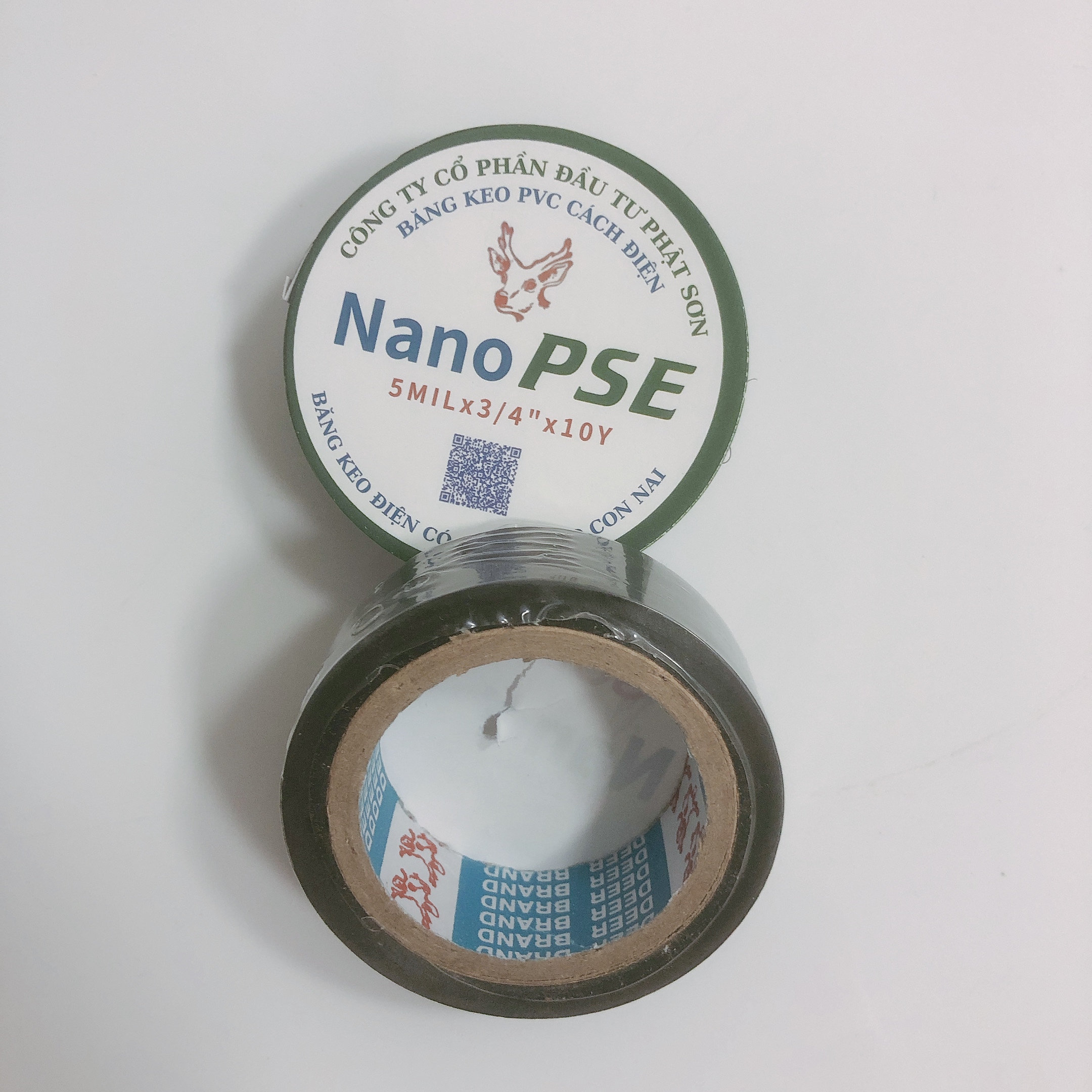 Băng keo điện màu đen nano 5m 10y yard