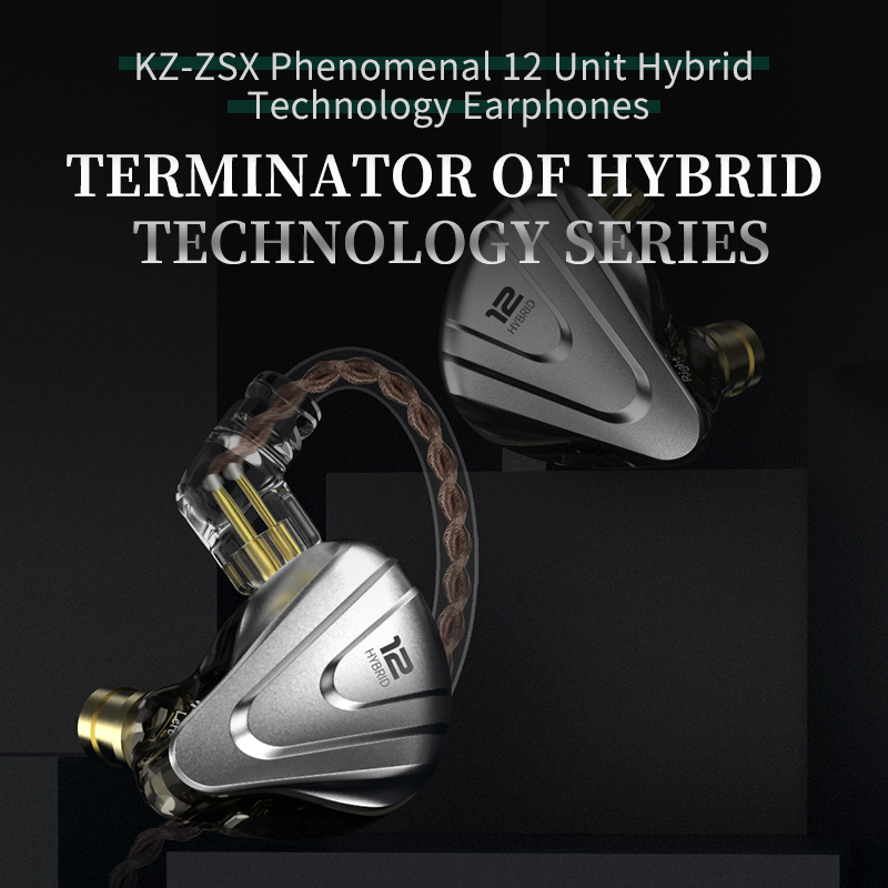 Tai nghe Knowledge Zenith ZSX - 12 Drivers - Nâng cấp KZ ZS10 Pro - Hàng Chính Hãng