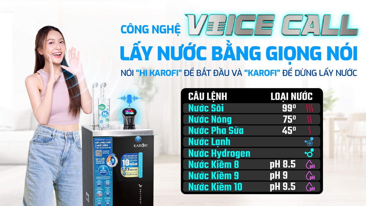 Máy lọc nước Hydro-ion kiềm nóng lạnh 12+1 lõi Karofi S88 Promax, Điện phân kiềm trực tiếp, Giao trước lắp sau, BH 3 năm - Hàng chính hãng