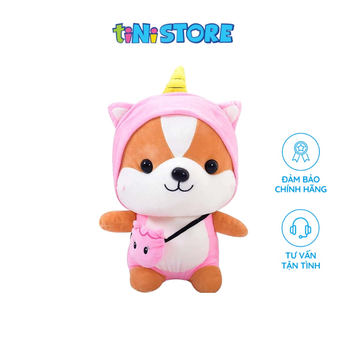 Đồ chơi thú bông sóc hồng đội nón 25cm Value toys