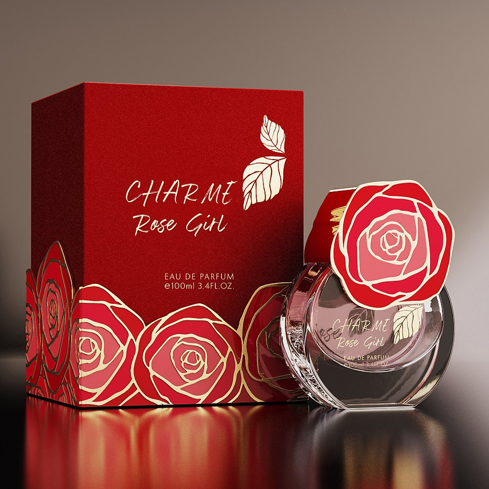 Nước hoa nữ cao cấp, Charme Rose Girl, hương hoa hồng, thanh mát, ngọt ngào, đầy quyến rũ, 100ml