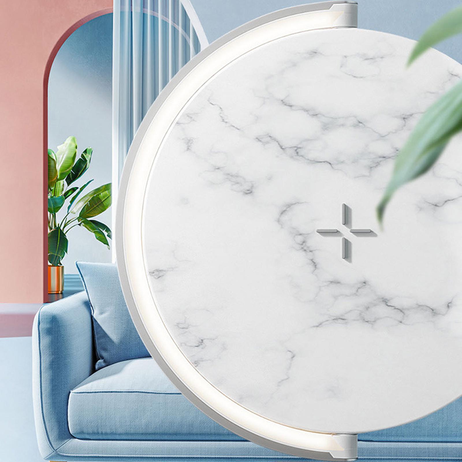 LED Night Light with Wireless Charger Adjustable Phone Holder Bedroom