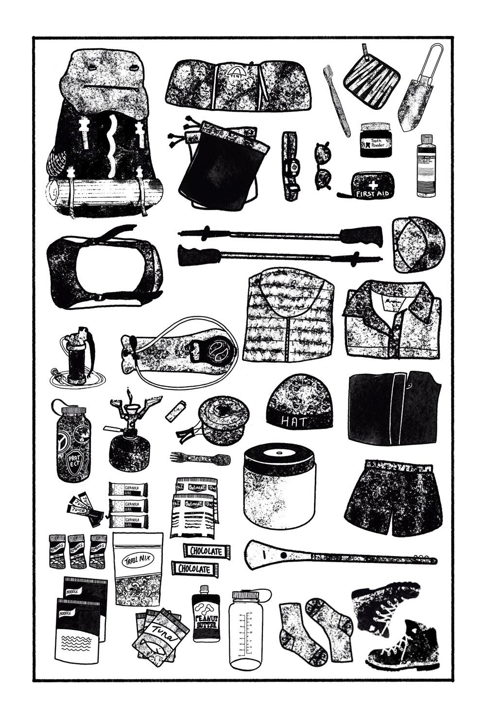 Sách - Outdoor Minimalist : Waste Less Hiking, Backpacking an by Meg Carney Savannah Cuthbertson