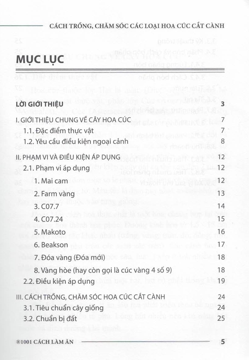 Cách Trồng, Chăm Sóc CÁC LOẠI HOA CÚC CẮT CÀNH