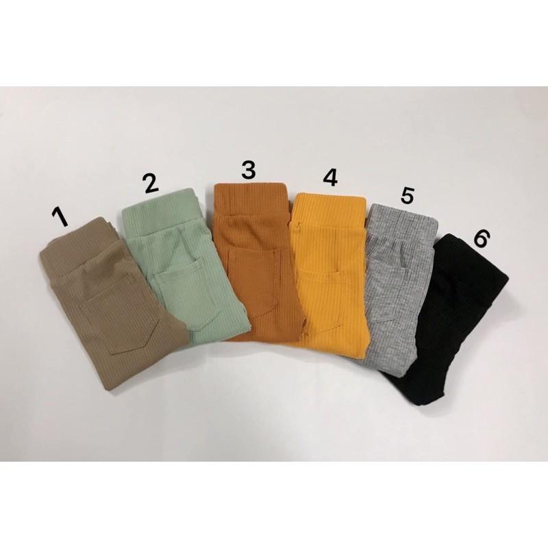 quần legging phong cách hàn quốc cho bé