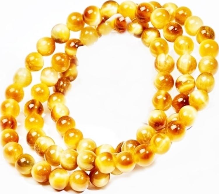 Vòng quấn đá opal mắt hổ vàng tự nhiên 5mm