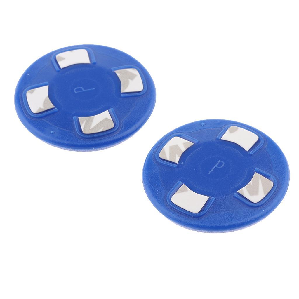 2Pcs ABS Buttons Joystick Thumbstick Caps D-Pad For Controller Blue