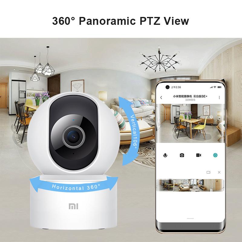 Máy ảnh thông minh Xiaomi SE 360 PTZ 1080p Mi Home Baby AN TOÀN Giám sát bảo mật