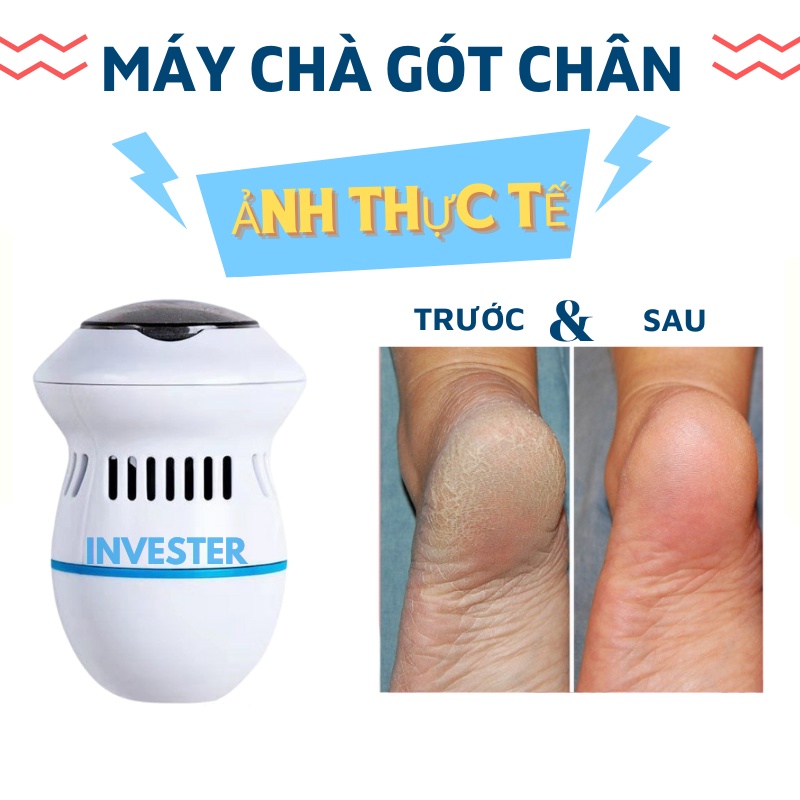 Máy Chà Gót Chân Chuyên Dụng Tẩy Da Chết, Dụng Cụ Mài Gót Chân Đẩy Lùi Chai Sạn Sạc Pin Tiện Lợi - HÀNG CHÍNH HÃNG MINIIN