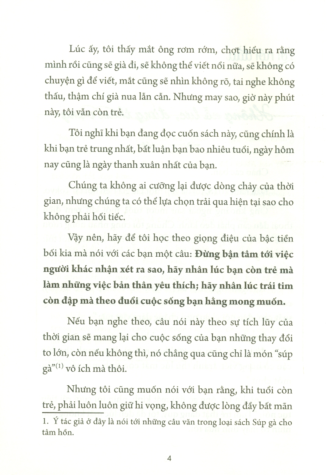 Không Nỗ Lực Đừng Tham Vọng (Kim chỉ nam dành cho bạn trẻ) (Tái bản năm 2023)