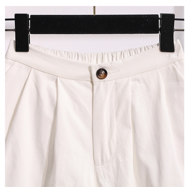 Quần short nữ , quần đùi nữ vải đũi có bigsize 40-80kg,lưng chun, ống rộng thoải mái , form rất đẹp️
