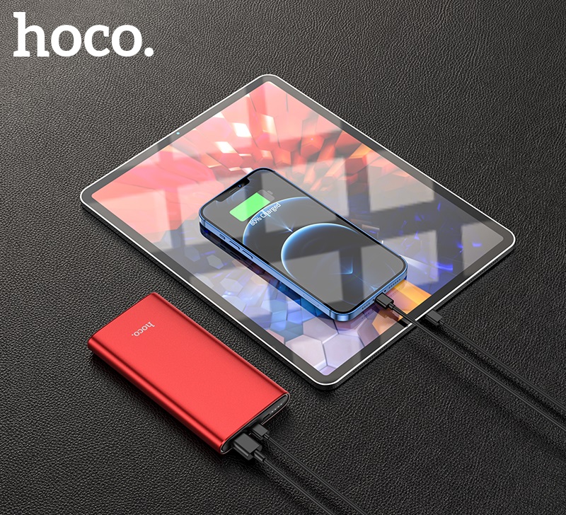 Pin Sạc Dự Phòng Hoco J83 Siêu Mỏng 10000Mah Pd20W + QC3.0 Sạc Siêu Nhanh - Hàng Chính Hãng