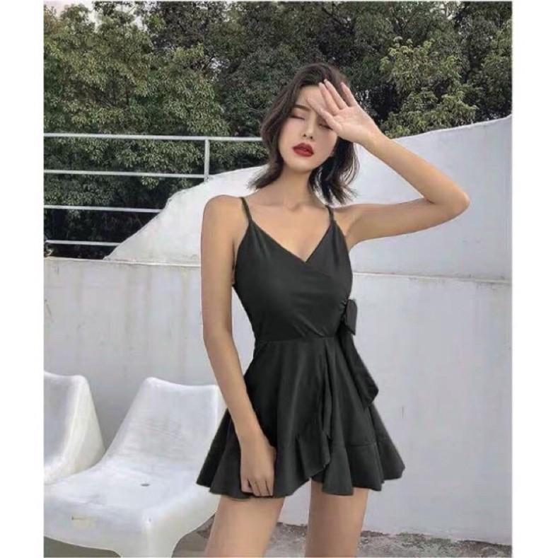Bikini Váy Hàn Quốc bánh bèo buộc nơ xinh xắn