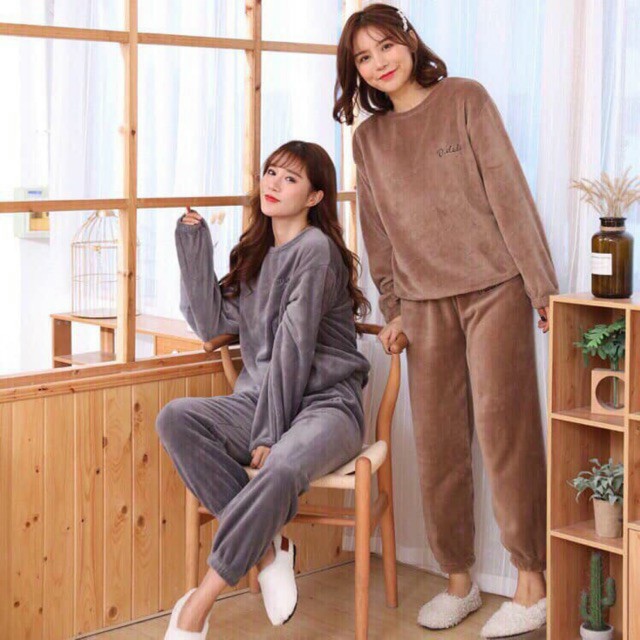 Bộ nỉ bông unisex