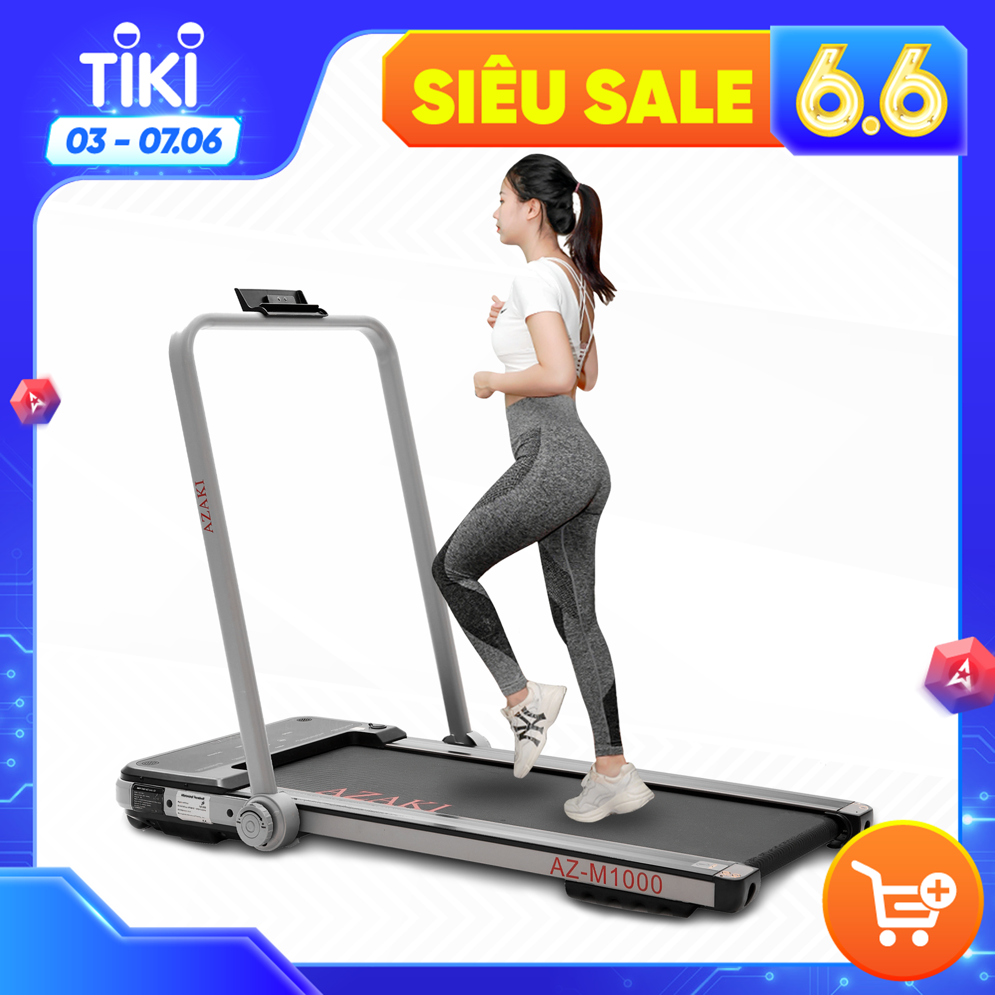 Máy Chạy Bộ Cao Cấp Azaki Mercury M1000