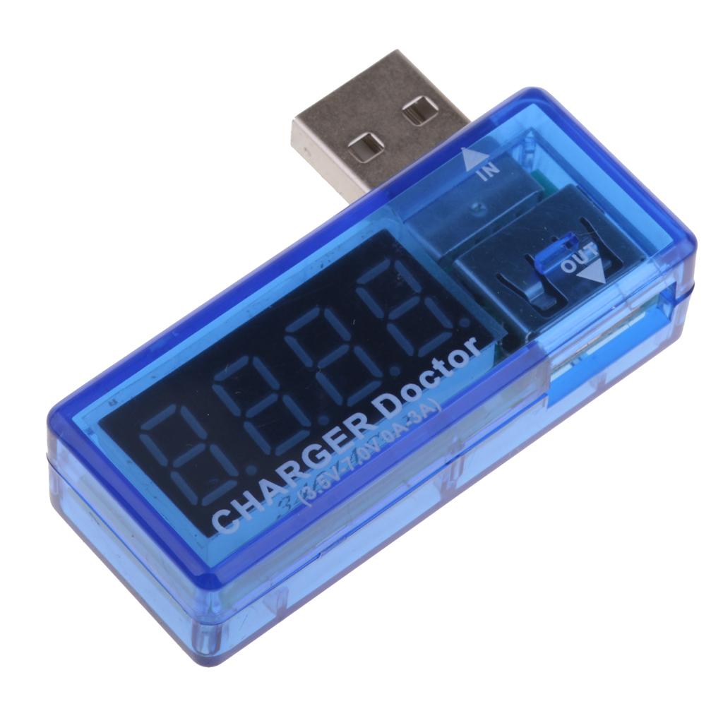 Sạc USB Báo Điện Áp Hiện Tại Máy Kỹ Thuật Số Volt AMP Đồng Hồ
