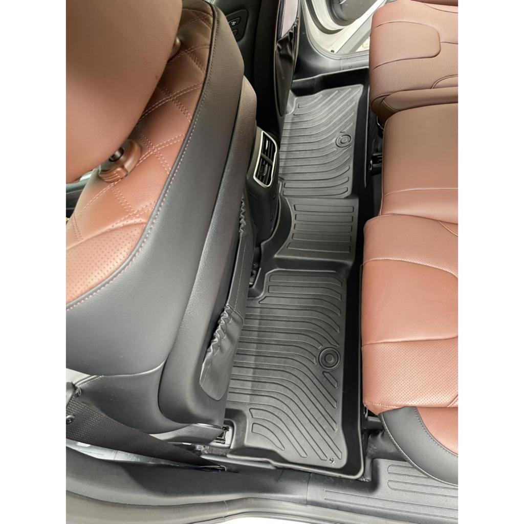 Thảm lót sàn cho xe Hyundai Santafe 2019- đến nay , chất liệu TPE cao cấp