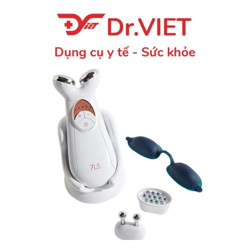 (Cao Cấp) Máy nâng cơ mặt + Trẻ hóa da bằng ánh sáng công nghệ MICROCURRENT – 7LS Beauty - FA7-1400J