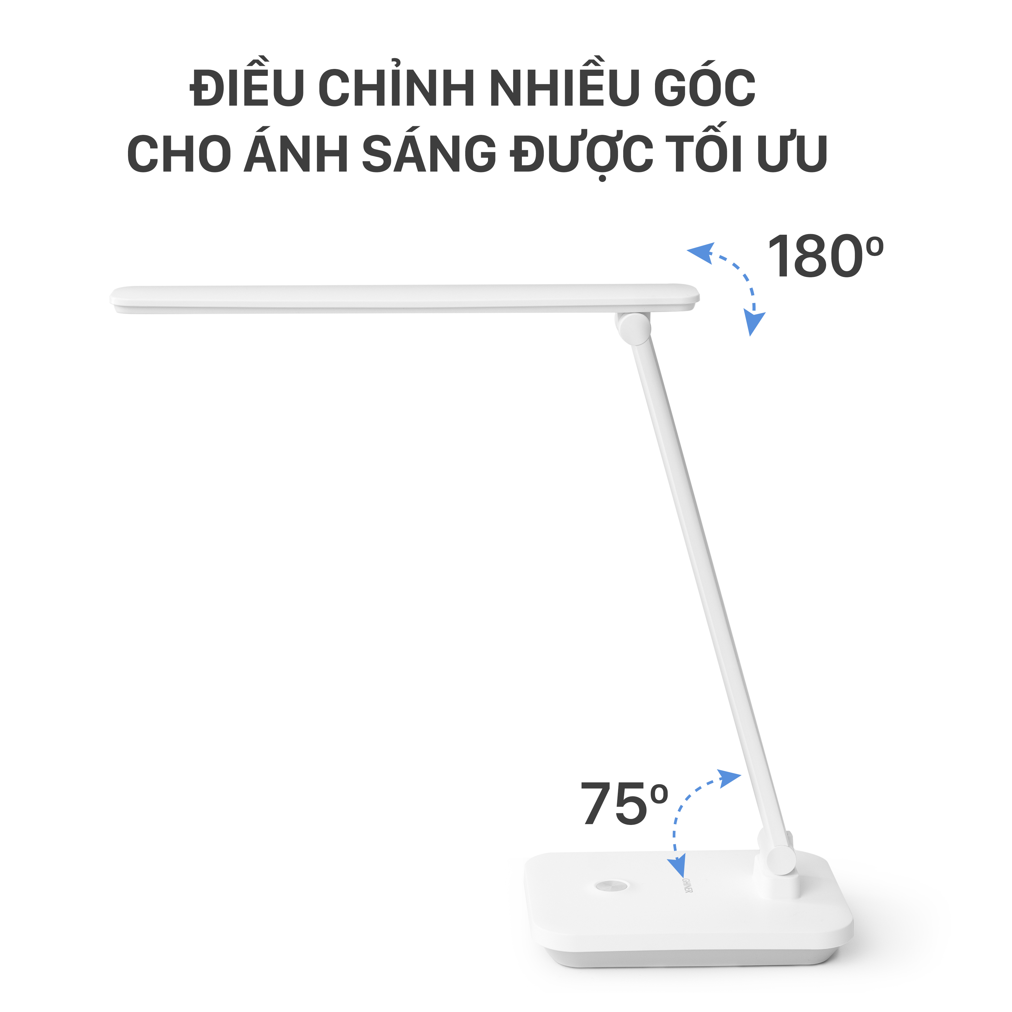 Đèn Bàn Học LED Chống Cận GHINER GN-1902 (Pin 4500mAh)