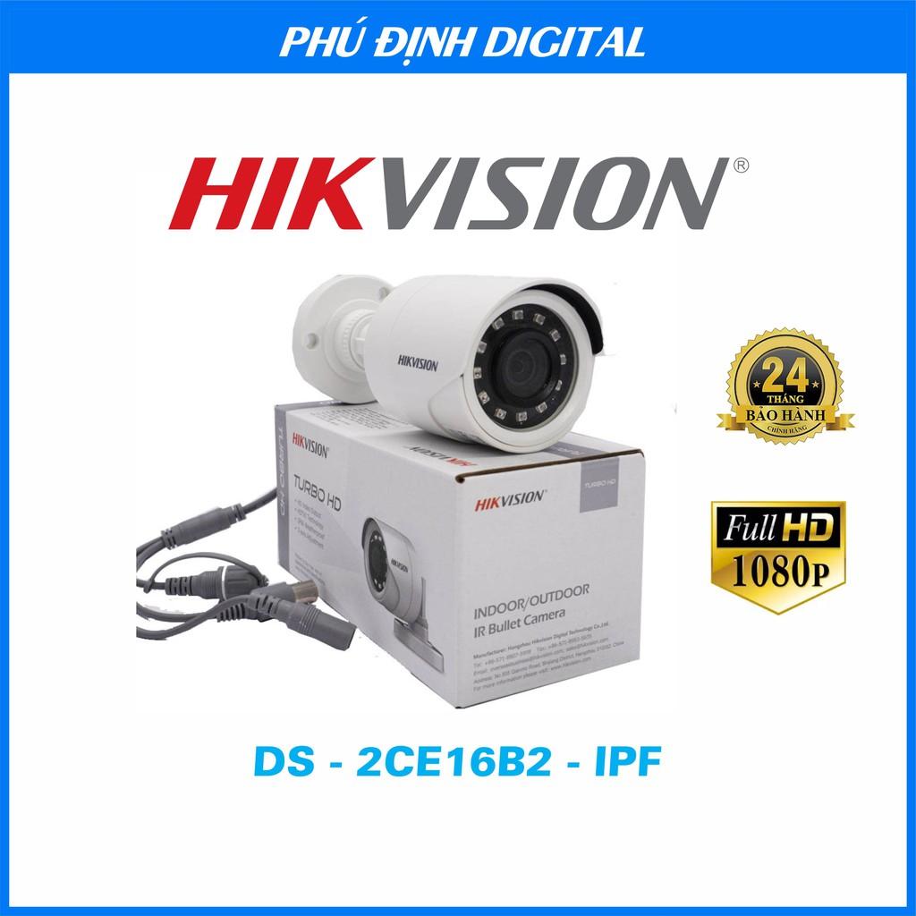 Camera Hikvision quan sát ngoài trong nhà trời chống trộm hồng ngoại - Hàng Chính Hãng