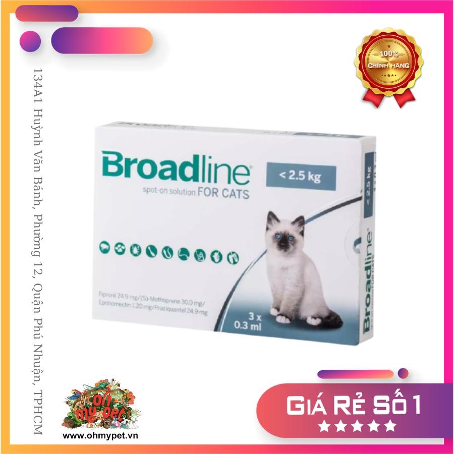 Nhỏ Gáy Broadline Phòng Nội Ngoại Ký Sinh Trùng cho Mèo