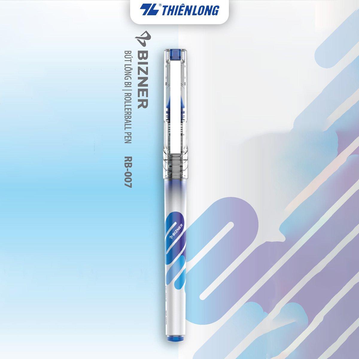 Combo 5/10/20 Bút lông bi - Rollerball Pen Thiên Long RB-007 - Công nghệ Free Ink System