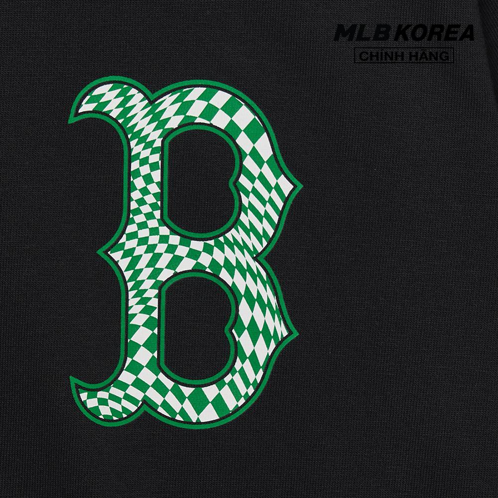 MLB - Áo thun unisex cổ tròn tay ngắn Checkerboard Clipping Logo Overfit 3ATSO0233