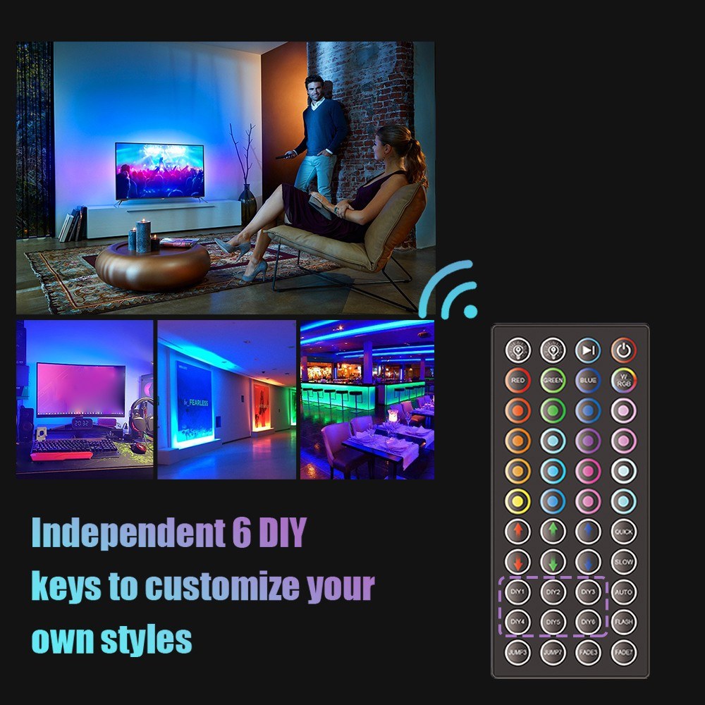 Đèn LED trang trí Decor RGB USB Tivi, Màn Hình Vi Tính Home Ceiling Party Festival