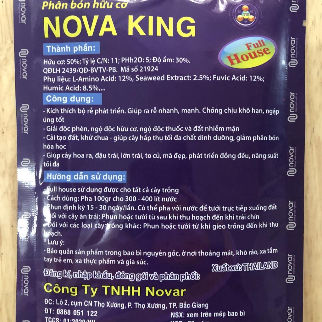 Phân bón hữu cơ Excellent 100g, ra rễ mạnh, giúp cây ra hoa, đậu trái, lớn trái, to củ, mã đẹp, phát triển đồng đều