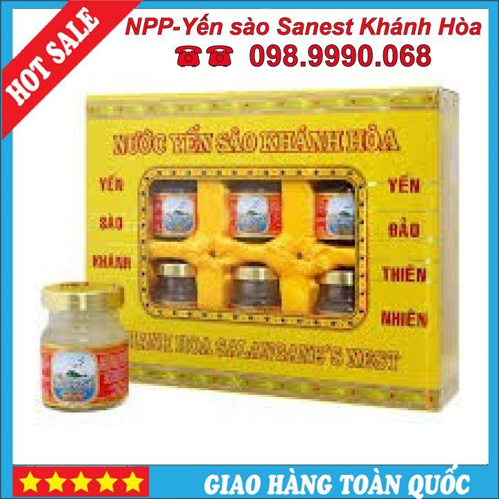 Yến sào Sanest Khánh Hoà - Hộp 6 Lọ 70 ML