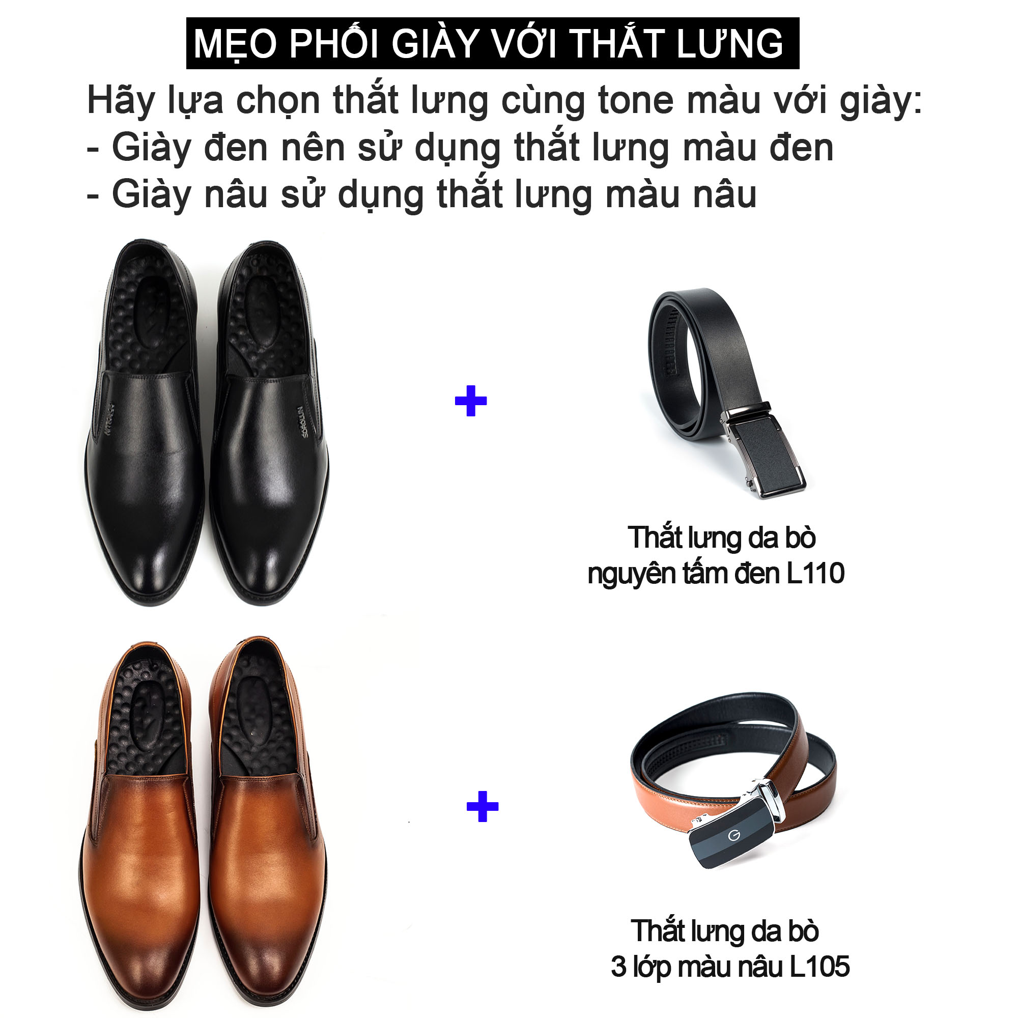 Giày lười da tăng chiều cao nam Bụi Leather G111 - Da bò Nappa cao cấp - Bảo hành 12 tháng