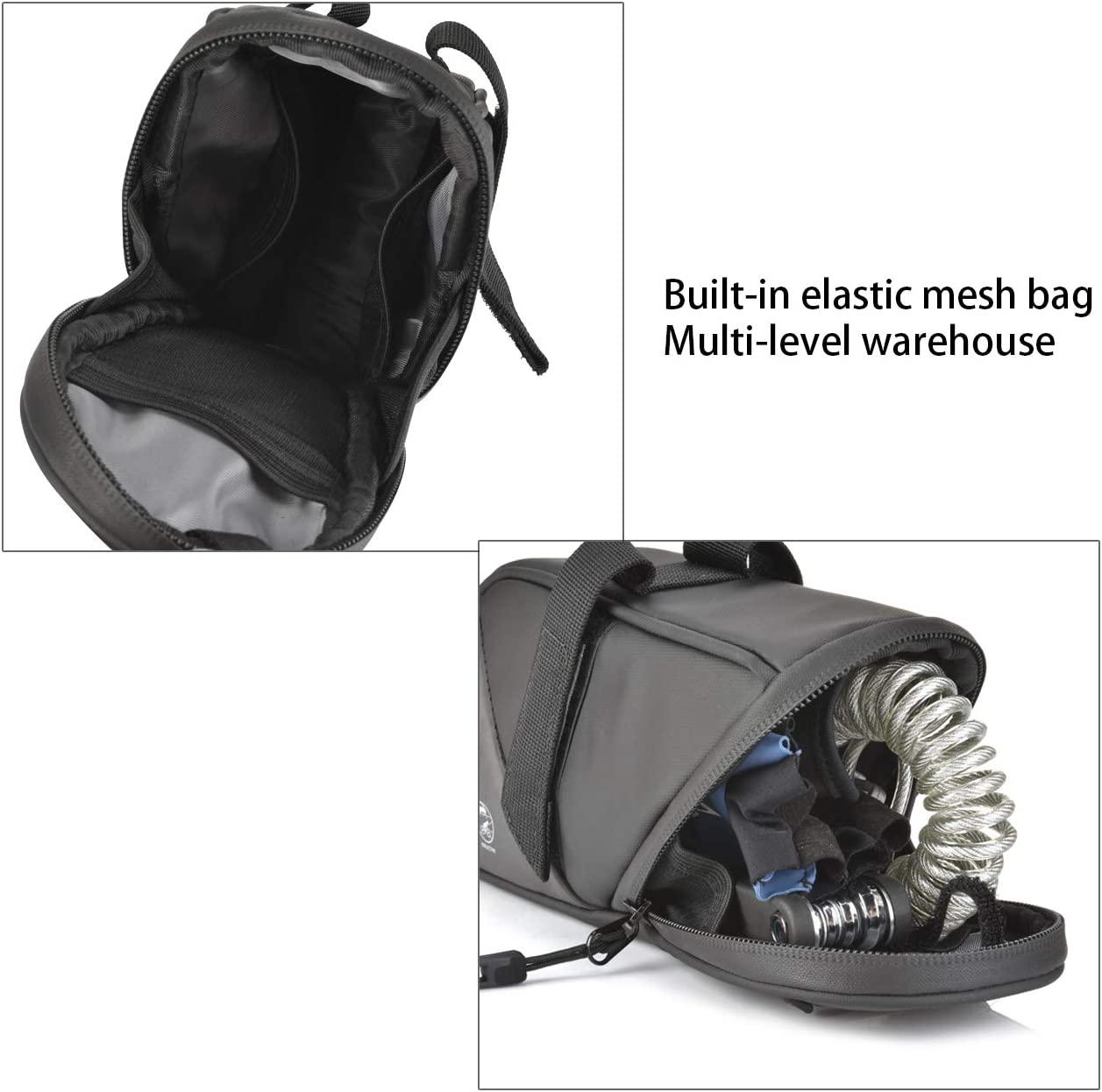 Túi yên xe đạp có phản quang, túi đuôi xe đạp chống thấm nước, túi dưới yên xe chống rách, túi xe đạp đường trường MTB để đạp xe ngoài trời