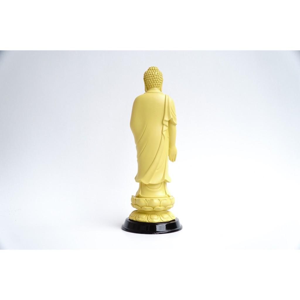 Tượng Phật A Di Đà đứng vàng đất - Cao 25cm