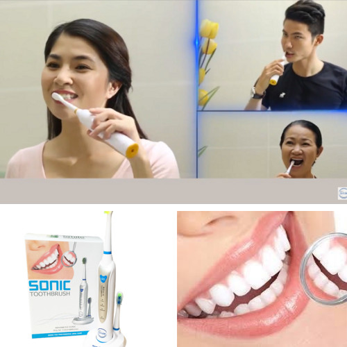 Bộ Bàn Chải Đánh Răng Điện New Smile Sonic MAF8101-B