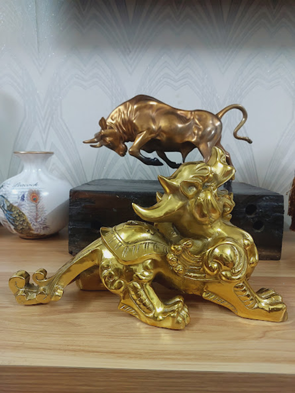Cặp tỳ hiu phong thủy mỹ nghệ
