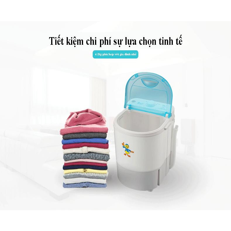 Máy giặt mini cao cấp Máy giặt vắt quần áo gia dụng mini Giá rẻ đặc biệt phù hợp dành cho học sinh sinh viên giặt riêng đồ lót đồ cho em bé