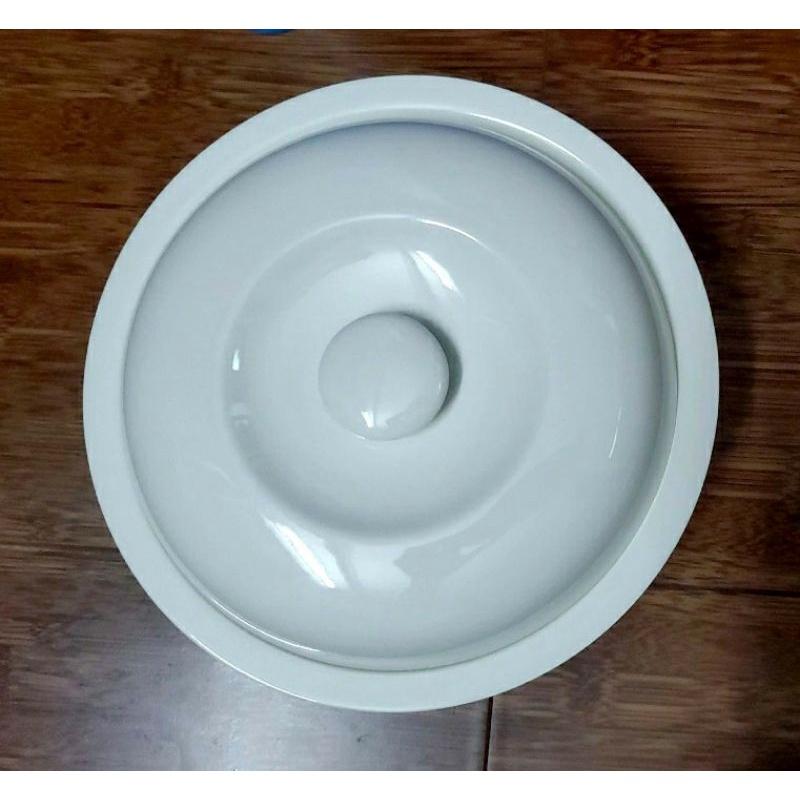 Tô sứ - âu cơm - liễng cơm canh sứ trắng có nắp vành dung tích 1 lít