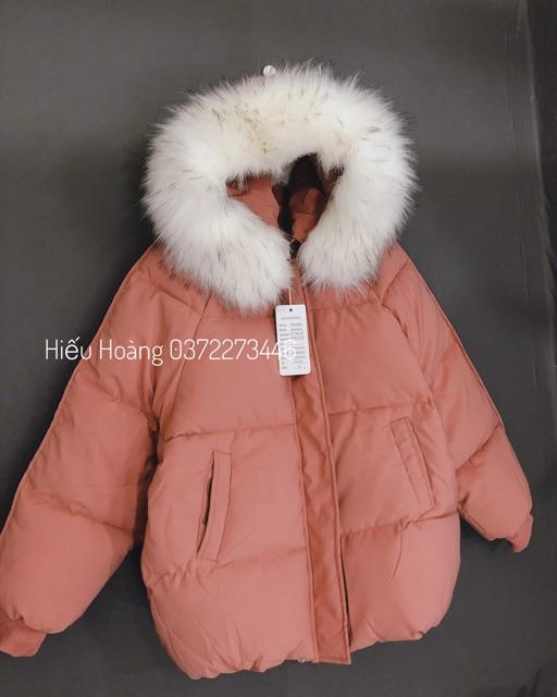 (Video+ảnh thật) ÁO KHOÁC PHAO ĐẠI HÀN LÔNG MŨ TO